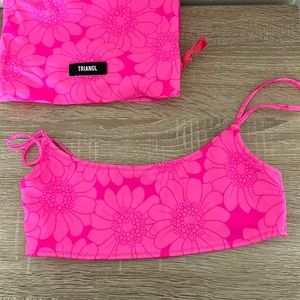 TRIANGL Swimwear Bikini Top, Size Small